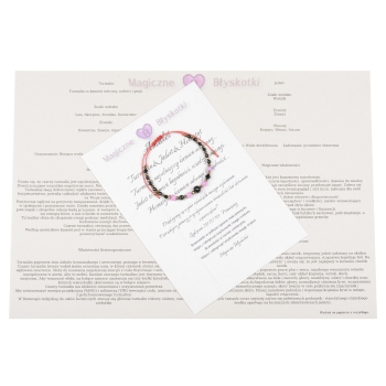 Bransoletka celebrytka czarny TURMALIN JADEIT HEMATYT ochrona i odwaga